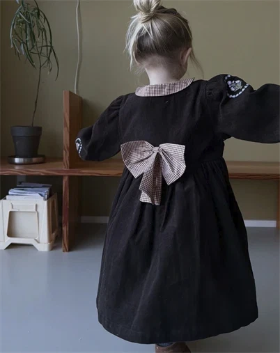 Sissel Edelbo Kids - Luna Mini Kjole - Fudge